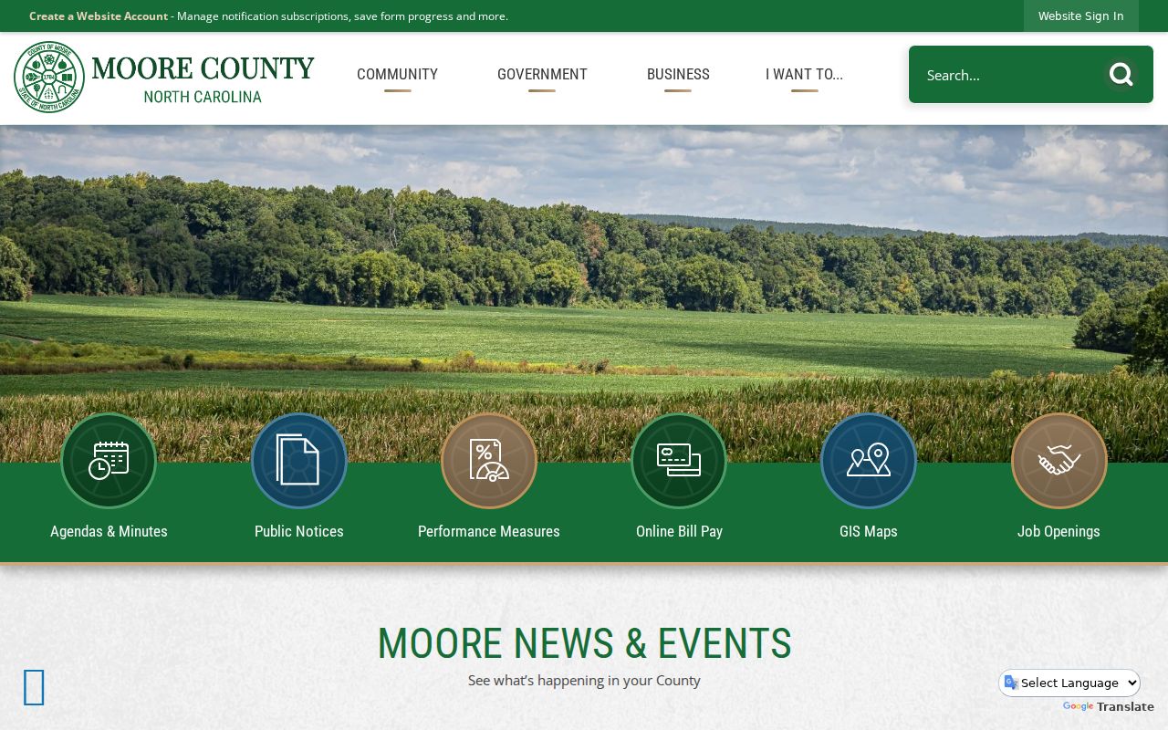 Moore County criminal history government records hub