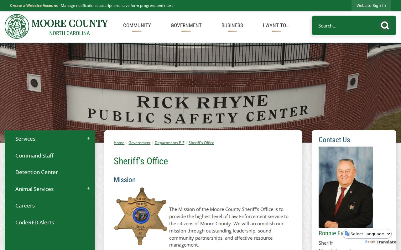 Moore County sheriff's office
